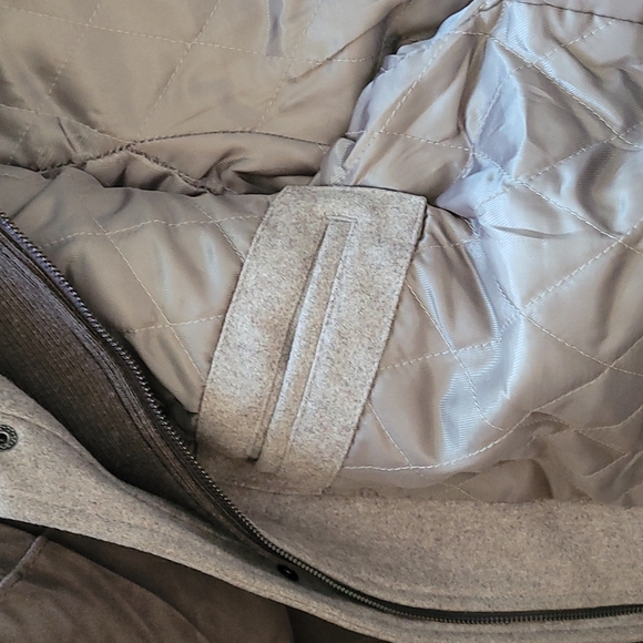 Winter Jacket, Beige and Brown - Picture 4 of 12